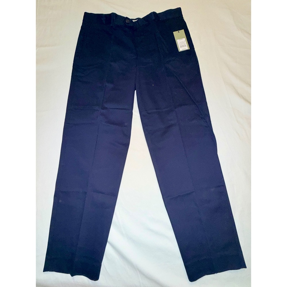 Goodfellow &Co Slim Trouser Mens 34x30 Navy Blue NEW Dress Pants Tapered Stretch